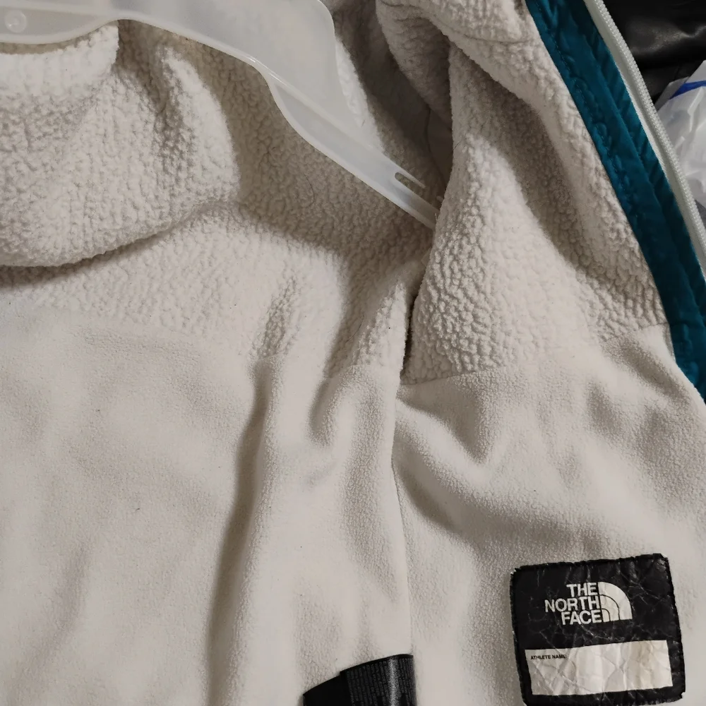 The North Face Girls Warm Storm Fleece Lined Hooded Rain Jacket Sz 5
